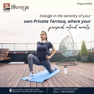 Yoga Deck and a person performing yoga